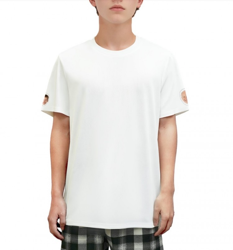 オーダーメイドTシャツ AI合成写真プリント｜幼少期・老年期を再現 半袖 サプライズギフト 記念日・誕生日プレゼントに ユニセックス 3