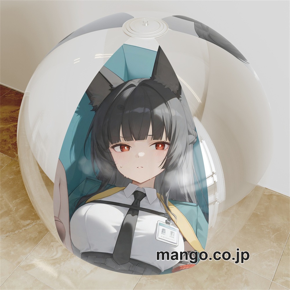 アニメ キャラクター ビーチボール【ZenlessZoneZero】星見雅 海洋ボール PVC製 キャラクターグッズ コレクション用｜PVC エアクッション 等身大サイズ 立体ディスプレイ