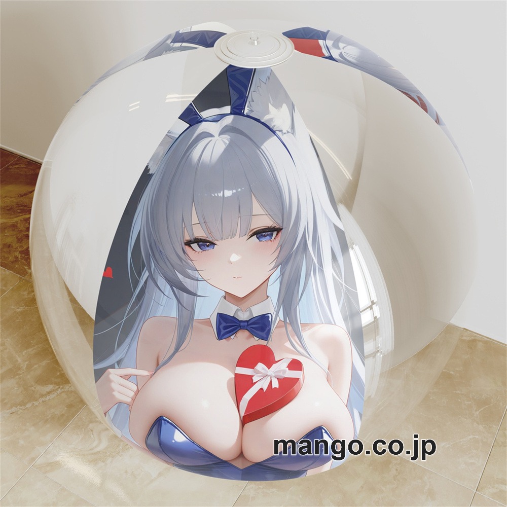 アニメ キャラクター ビーチボール【アズールレーン】信濃 海洋ボール PVC製 キャラクターグッズ コレクション用 ビッグサイズ 等身大クッション 立体キャラクターアイテム