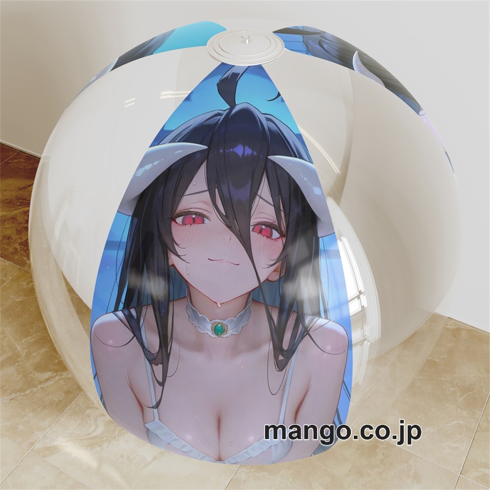 アニメ キャラクター ビーチボール【オーバーロード】アルベド 海洋ボール PVC製 キャラクターグッズ コレクション用 等身大ビニールクッション 抱き枕 アニメ・キャラグッズ