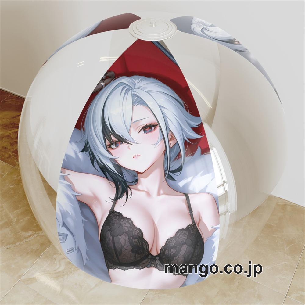 アニメ キャラクター ビーチボール【原神】アルレッキーノ 海洋ボール PVC製 キャラクターグッズ コレクション用 等身大ビニールクッション 抱き枕 アニメ・キャラグッズ