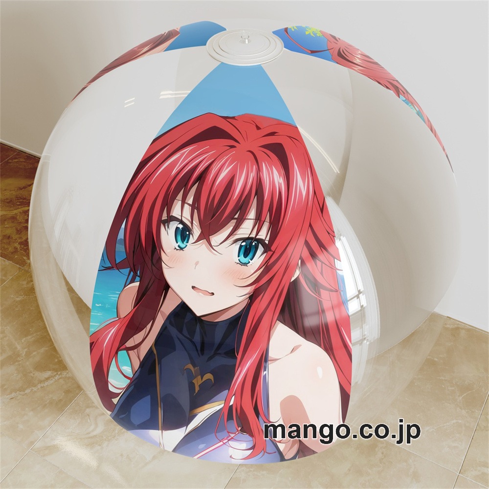 アニメ キャラクター ビーチボール【ハイスクールD×D】リアス 海洋ボール PVC製 キャラクターグッズ コレクション用｜PVC エアクッション 等身大サイズ 立体ディスプレイ