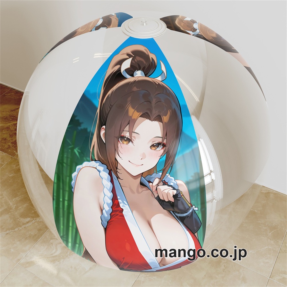 アニメ キャラクター ビーチボール【KOF】不知火舞 海洋ボール PVC製 キャラクターグッズ コレクション用｜空気ビニール製 等身大抱き枕 コレクション向けグッズ