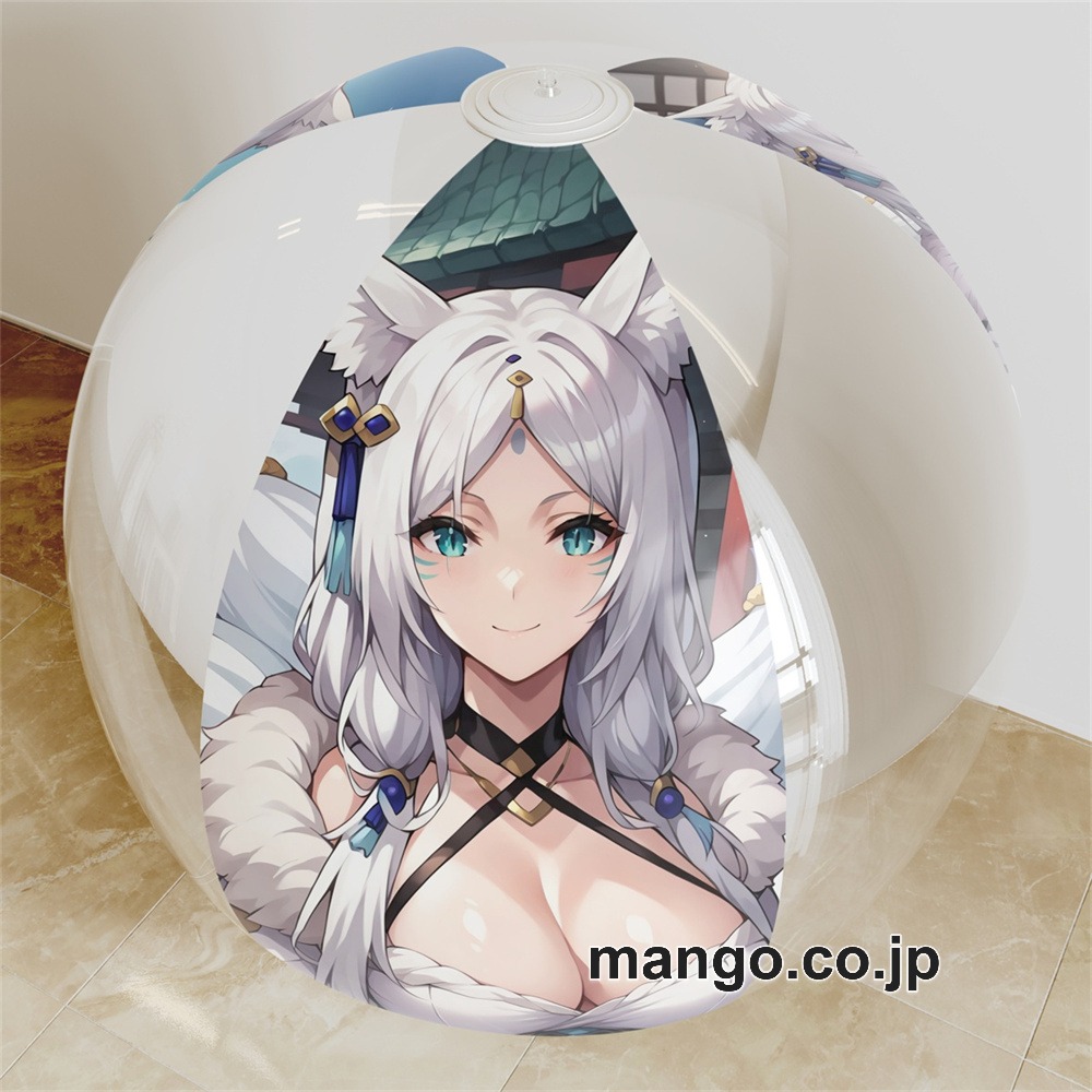 アニメ キャラクター ビーチボール【陰の実力者になりたくて!】ユキメ 海洋ボール PVC製 キャラクターグッズ コレクション用 等身大 抱き枕 空気ビニール製 キャラクターグッズ
