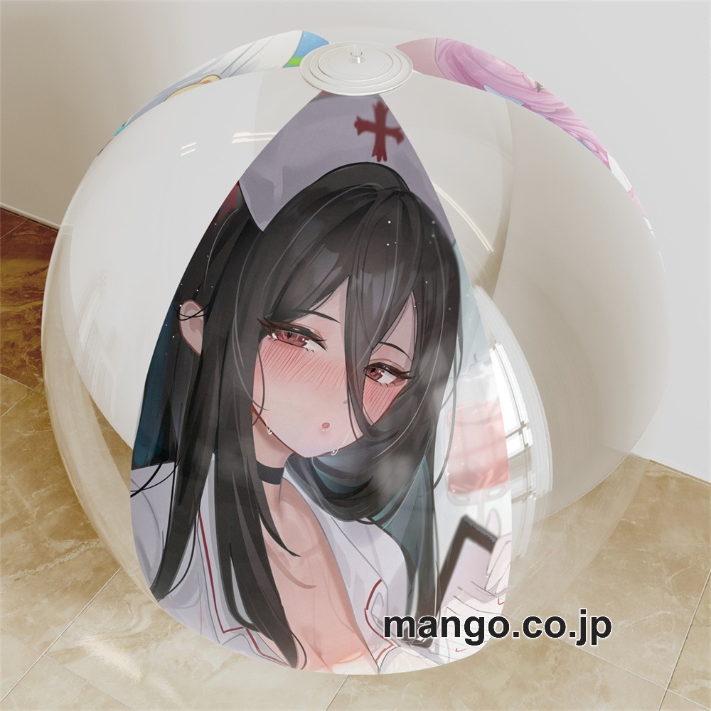アニメ キャラクター ビーチボール【ブルーアーカイブ】浦和ハナコ 十六夜ノノミ 羽川ハスミ 海洋ボール PVC製 キャラクターグッズ コレクション用｜等身大エアクッション ビッグサイズ PVC製 アニメグッズ