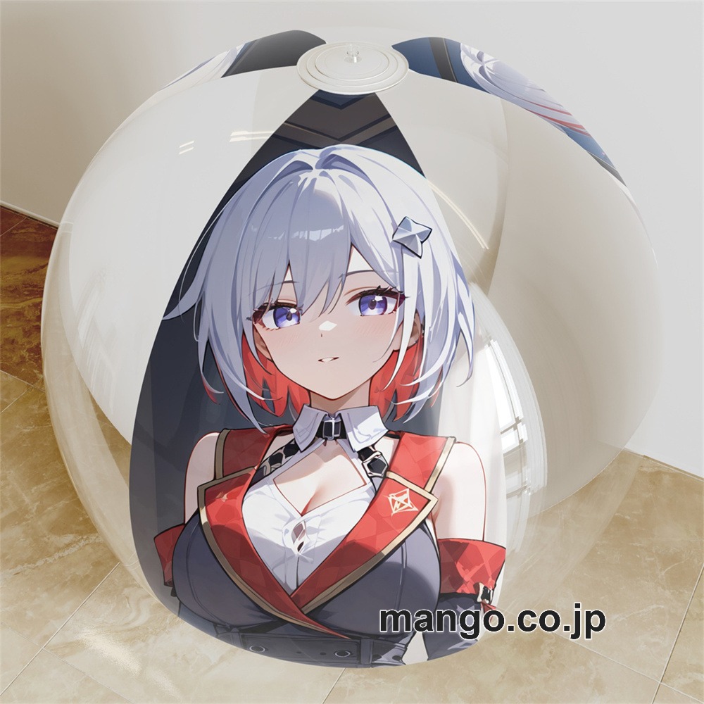 アニメ キャラクター ビーチボール【崩坏3rd】トパーズ 海洋ボール PVC製 キャラクターグッズ コレクション用 ビッグサイズ 等身大クッション 立体キャラクターアイテム