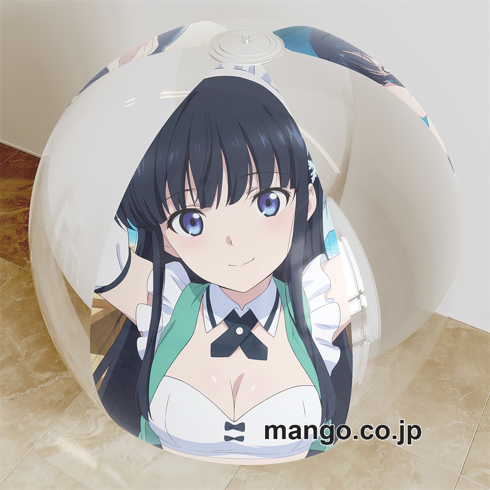 アニメ キャラクター ビーチボール【魔法科高校の劣等生】司波深雪 海洋ボール PVC製 キャラクターグッズ コレクション用 等身大 抱き枕 空気ビニール製 キャラクターグッズ