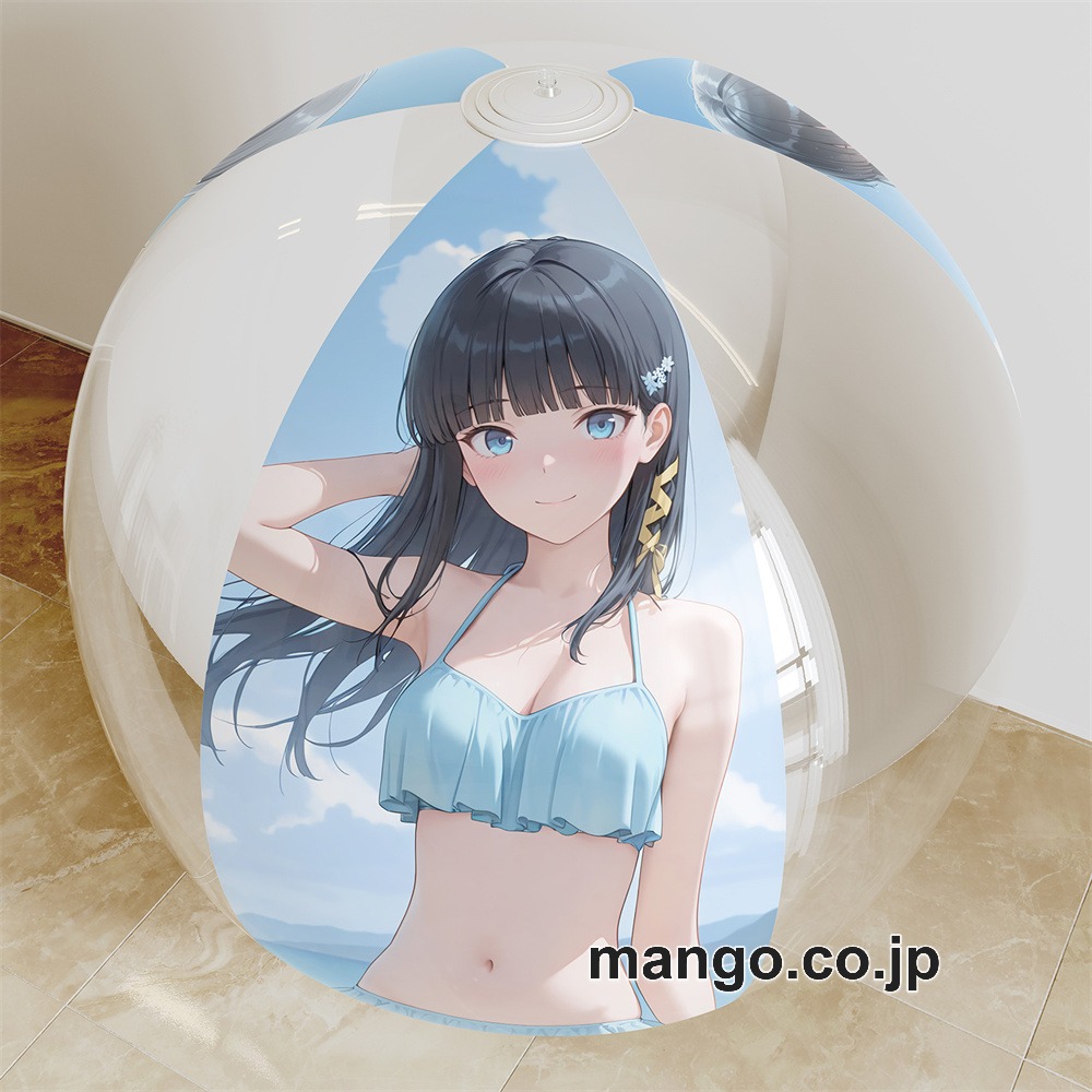アニメ キャラクター ビーチボール【魔法科高校の劣等生】司波深雪 海洋ボール PVC製 キャラクターグッズ コレクション用｜空気ビニール製 等身大抱き枕 コレクション向けグッズ