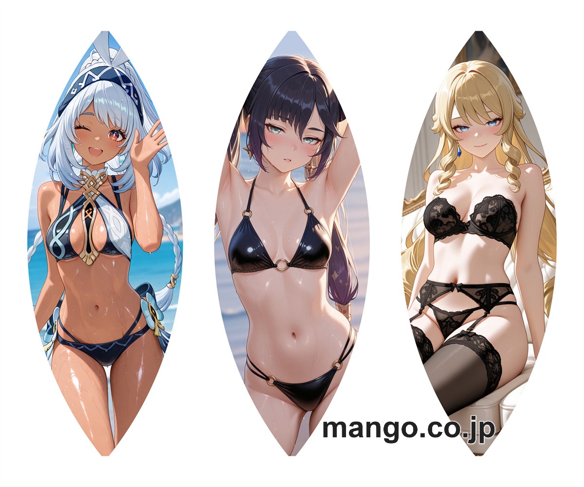 アニメ キャラクター ビーチボール【原神】ナヴィア ムアラニ モナ 海洋ボール PVC製 キャラクターグッズ コレクション用 等身大ビニールクッション 抱き枕 アニメ・キャラグッズ 2