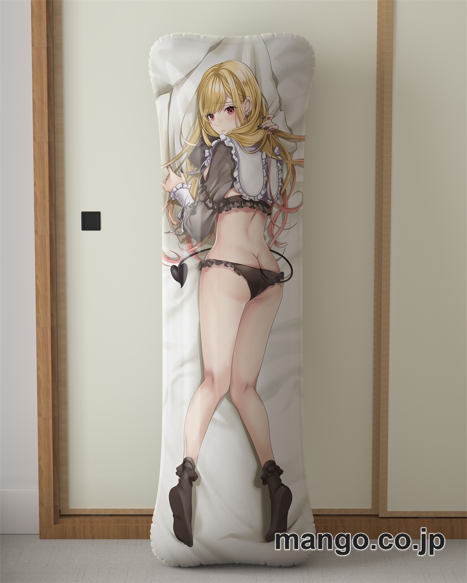 アニメ抱き枕カバー【その着せ替え人形は恋をする】リズきゅん＊海夢ちゃん大型クッションキャラクターグッズPVC製コレクション用｜等身大エアクッション ビッグサイズ PVC製 アニメグッズ 2