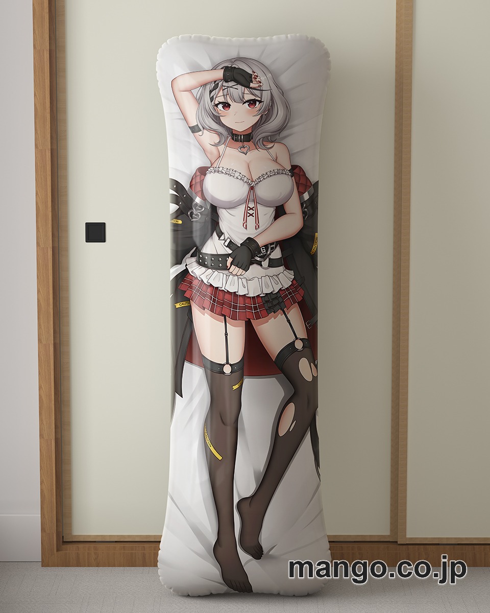 アニメ抱き枕カバー沙花叉クロヱとベスティアゼータ大型クッションキャラクターグッズPVC製コレクション用｜PVC エアクッション 等身大サイズ 立体ディスプレイ 2