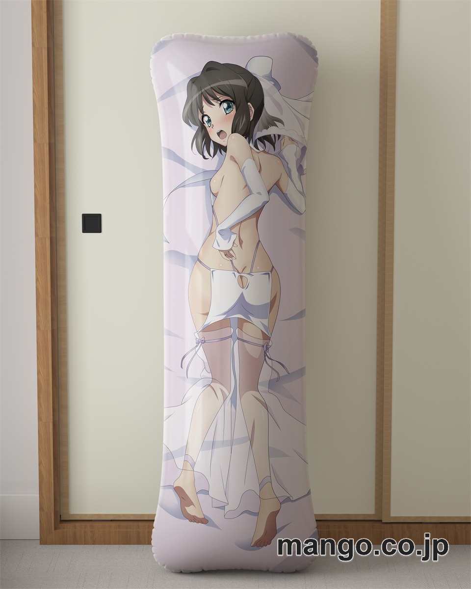 アニメ抱き枕カバー【戦姫絶唱シンフォギア】ウエディングビキニ小日向未来大型クッションキャラクターグッズPVC製コレクション用｜空気ビニール製 等身大抱き枕 コレクション向けグッズ 2