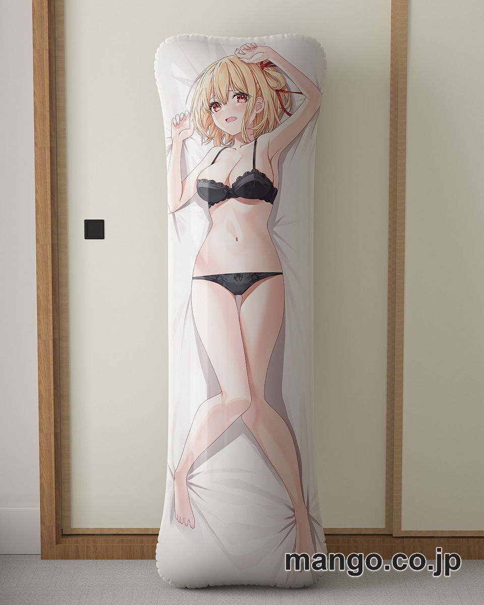 アニメ抱き枕カバー【リコリスリコイル】錦木千束大型クッションキャラクターグッズPVC製コレクション用｜空気ビニール製 等身大抱き枕 コレクション向けグッズ