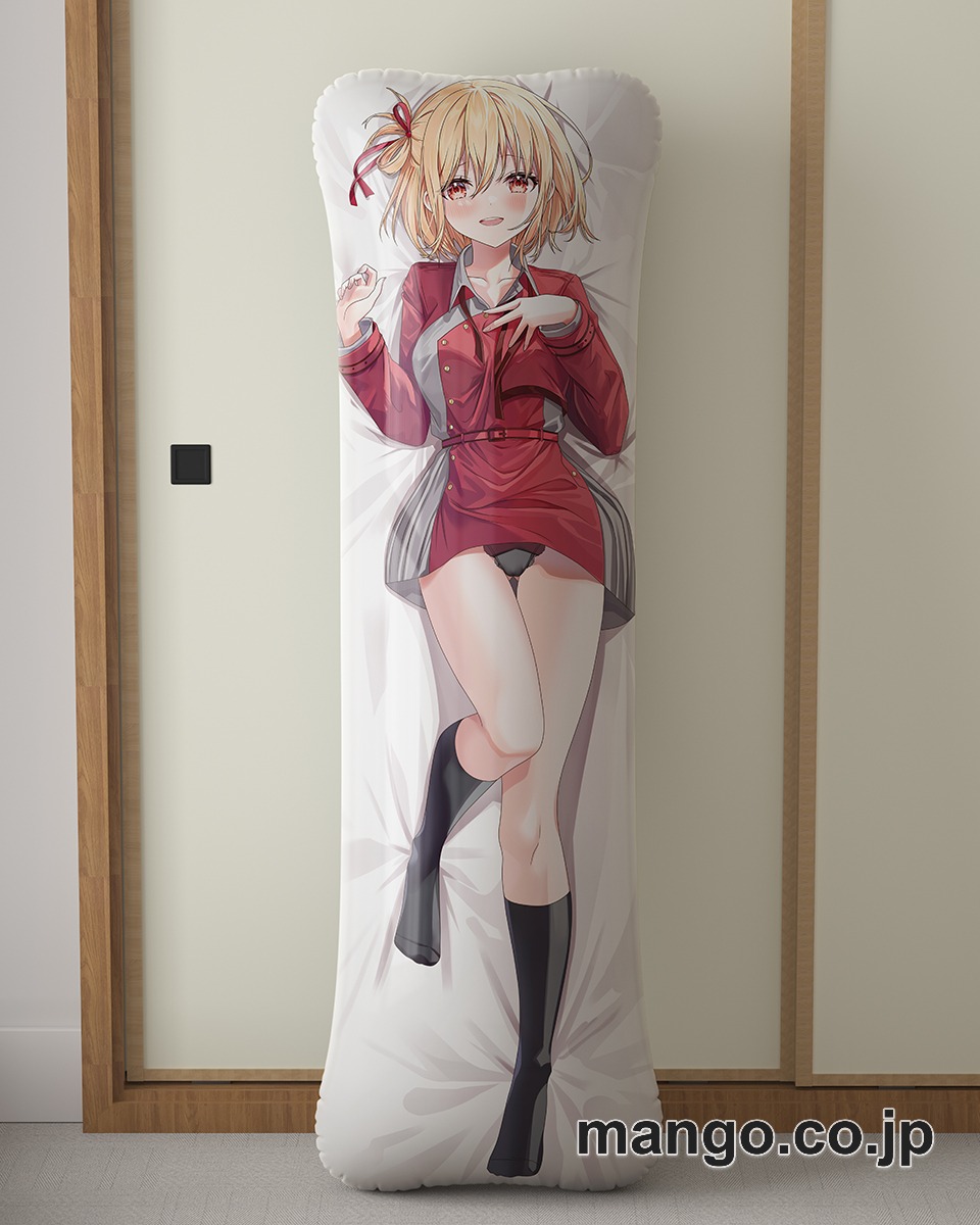 アニメ抱き枕カバー【リコリスリコイル】錦木千束大型クッションキャラクターグッズPVC製コレクション用｜空気ビニール製 等身大抱き枕 コレクション向けグッズ 2