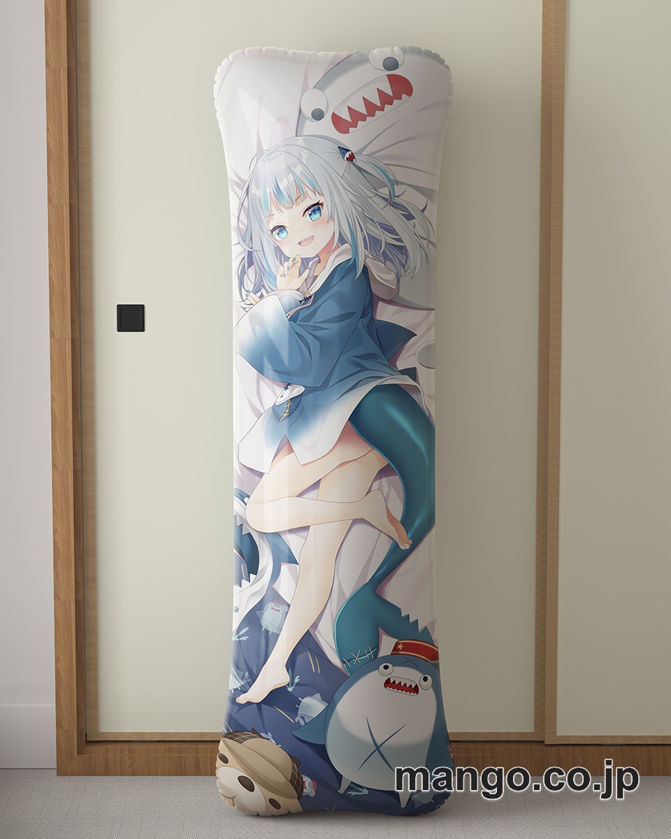アニメ抱き枕カバー【バーチャルYoutuber】がうるぐら01大型クッションキャラクターグッズPVC製コレクション用 等身大ビニールクッション 抱き枕 アニメ・キャラグッズ 2