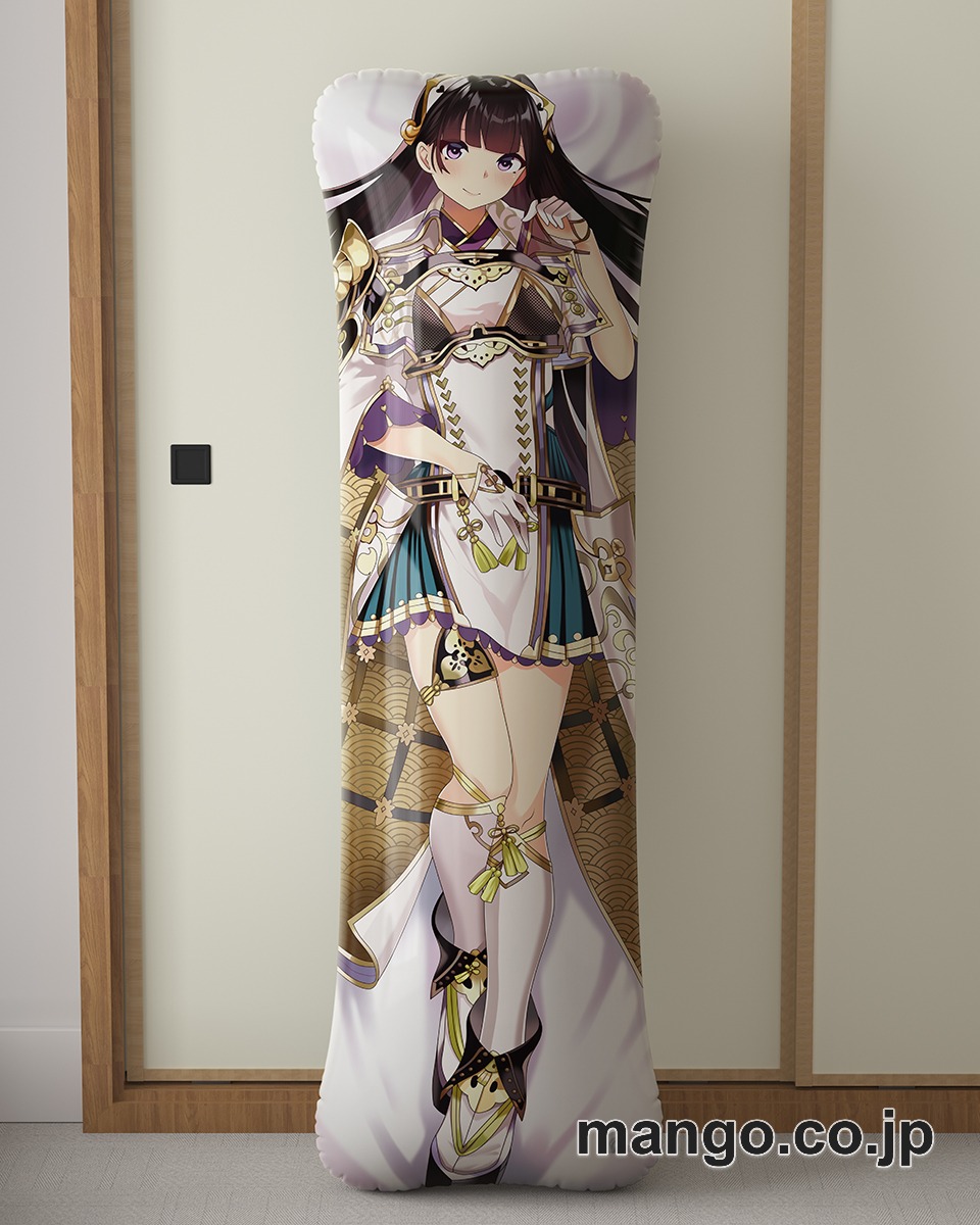 アニメ抱き枕カバー【御城プロジェクト：RE】江戸城大型クッションキャラクターグッズPVC製コレクション用｜等身大エアクッション ビッグサイズ PVC製 アニメグッズ