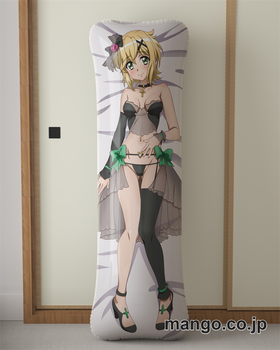 アニメ抱き枕カバー【戦姫絶唱シンフォギア】ブラックウエディングビキニ切歌大型クッションキャラクターグッズPVC製コレクション用 ビッグサイズ 等身大クッション 立体キャラクターアイテム
