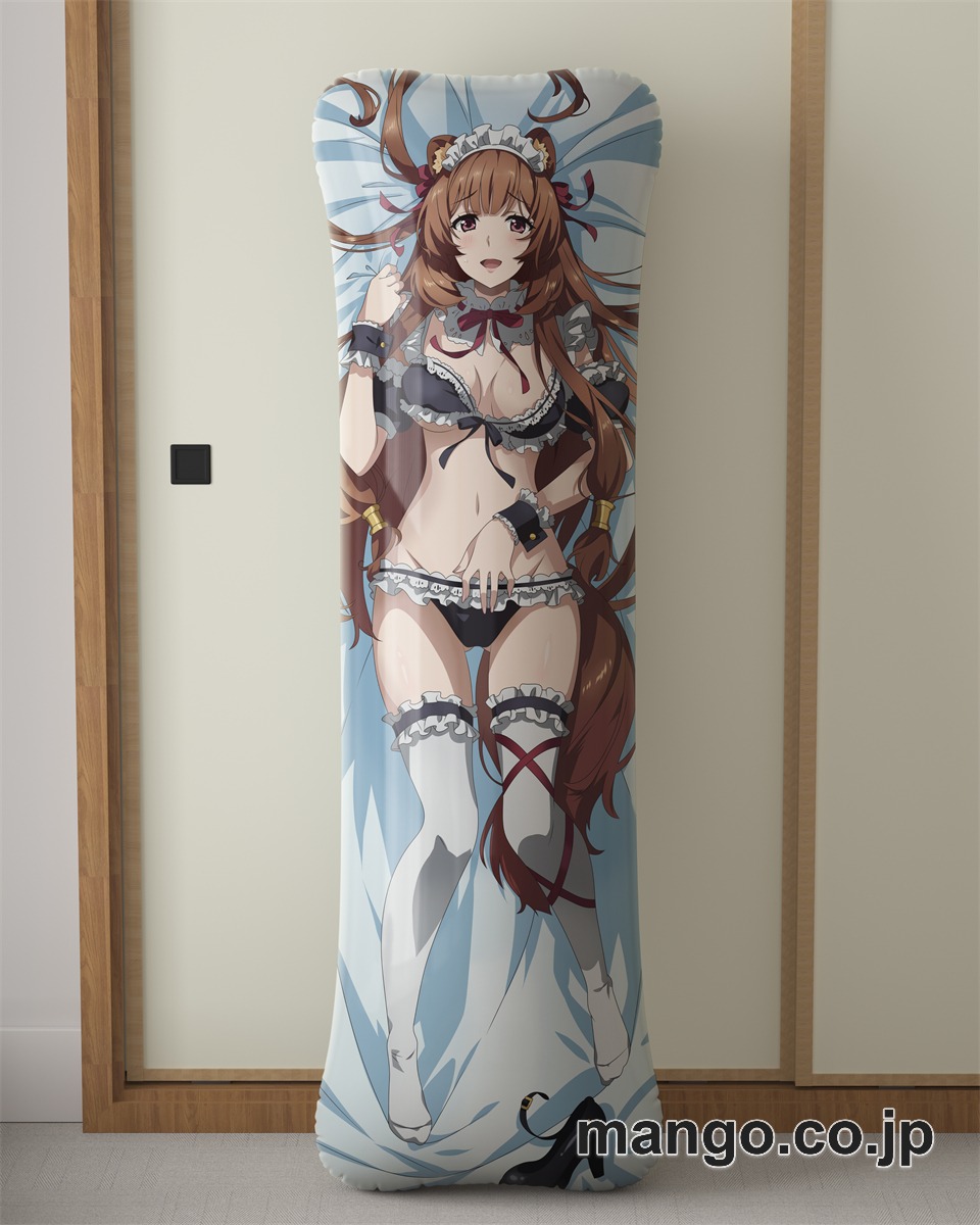 アニメ抱き枕カバー【盾の勇者の成り上がり】ラフタリア大型クッションキャラクターグッズPVC製コレクション用｜等身大エアクッション ビッグサイズ PVC製 アニメグッズ