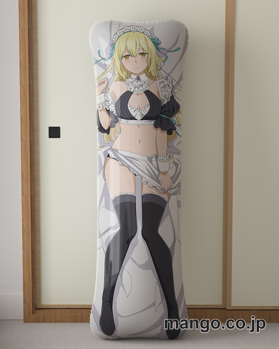 アニメ抱き枕カバー【ダンジョンに出会いを求めるのは間違っているだろうか】アイズ大型クッションキャラクターグッズPVC製コレクション用｜PVC エアクッション 等身大サイズ 立体ディスプレイ 2