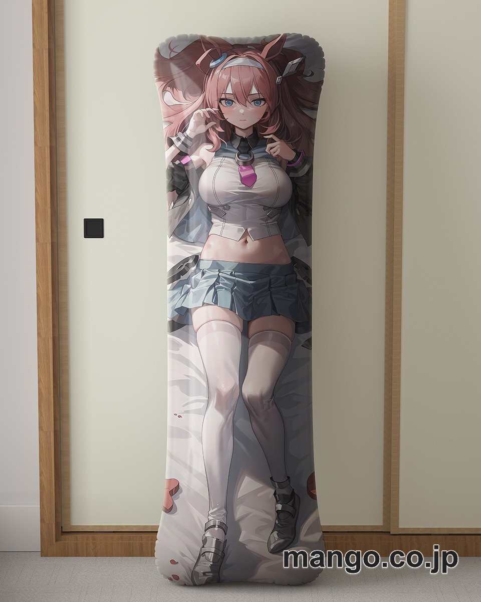 アニメ抱き枕カバー【ウマ娘】ミホノブルボン大型クッションキャラクターグッズPVC製コレクション用｜空気ビニール製 等身大抱き枕 コレクション向けグッズ