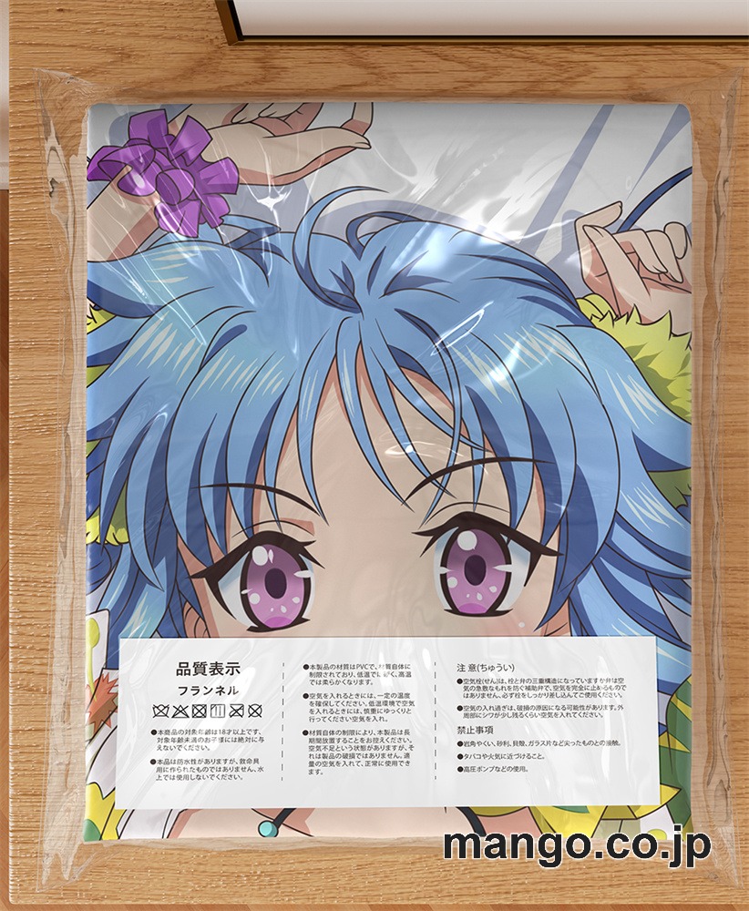アニメ抱き枕カバー【魔法少女リリカルなのは】レヴィ大型クッションキャラクターグッズPVC製コレクション用｜空気ビニール製 等身大抱き枕 コレクション向けグッズ 3