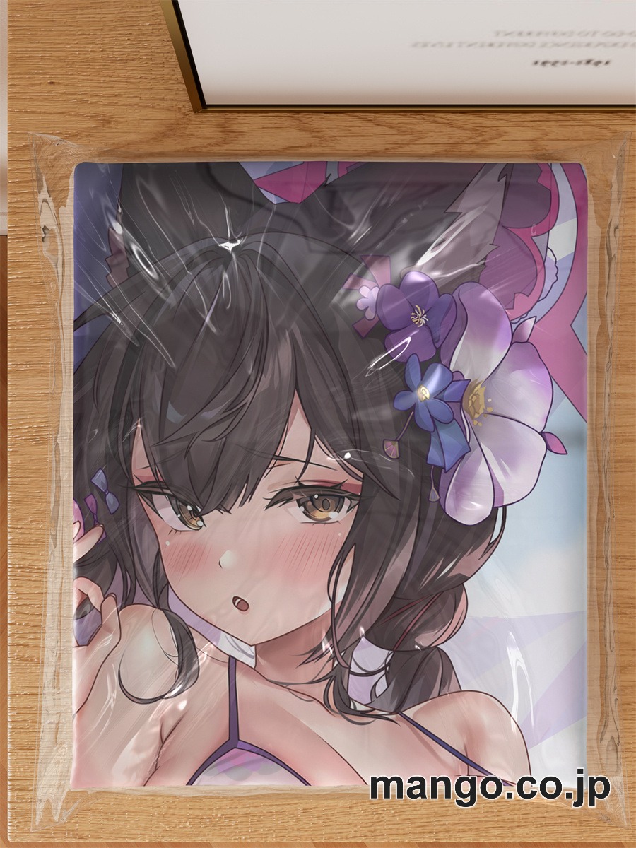 アニメ抱き枕カバー【ブルーアーカイブ】狐坂ワカモ大型クッションキャラクターグッズPVC製コレクション用 ビッグサイズ 等身大クッション 立体キャラクターアイテム 3