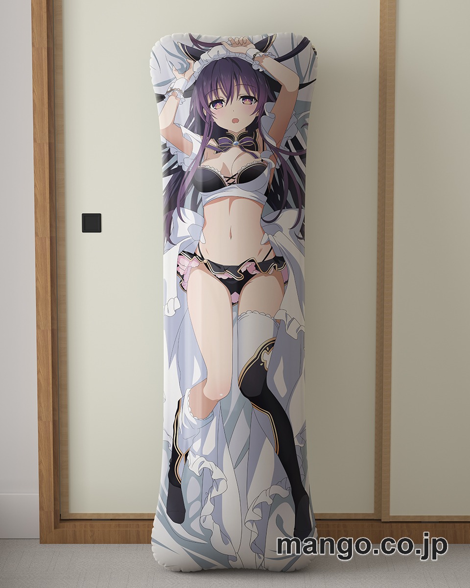 アニメ抱き枕カバー【デートアライブ】夜刀神十香大型クッションキャラクターグッズPVC製コレクション用｜空気ビニール製 等身大抱き枕 コレクション向けグッズ 2