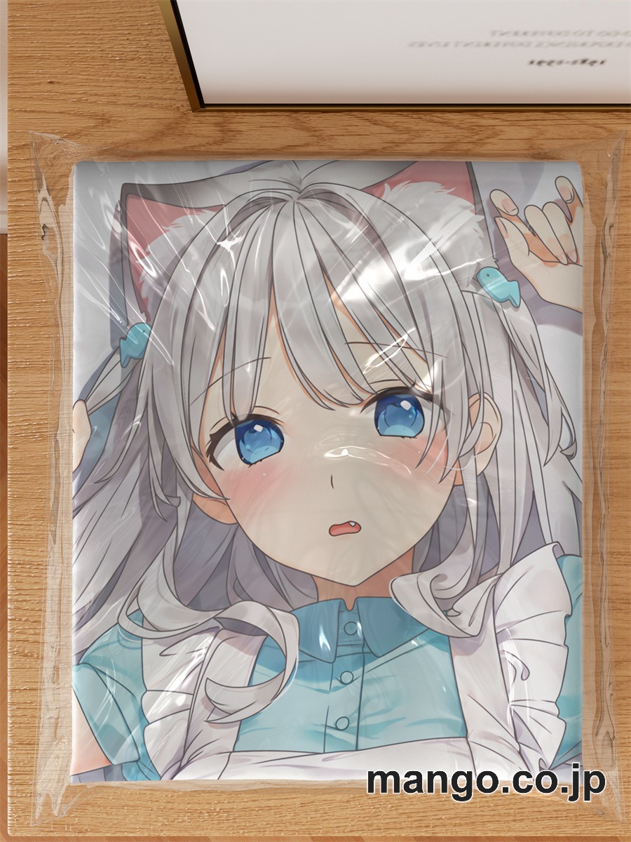アニメ抱き枕カバー【バーチャルYoutuber】猫耳メイド天凪える大型クッションキャラクターグッズPVC製コレクション用 等身大 抱き枕 空気ビニール製 キャラクターグッズ 3