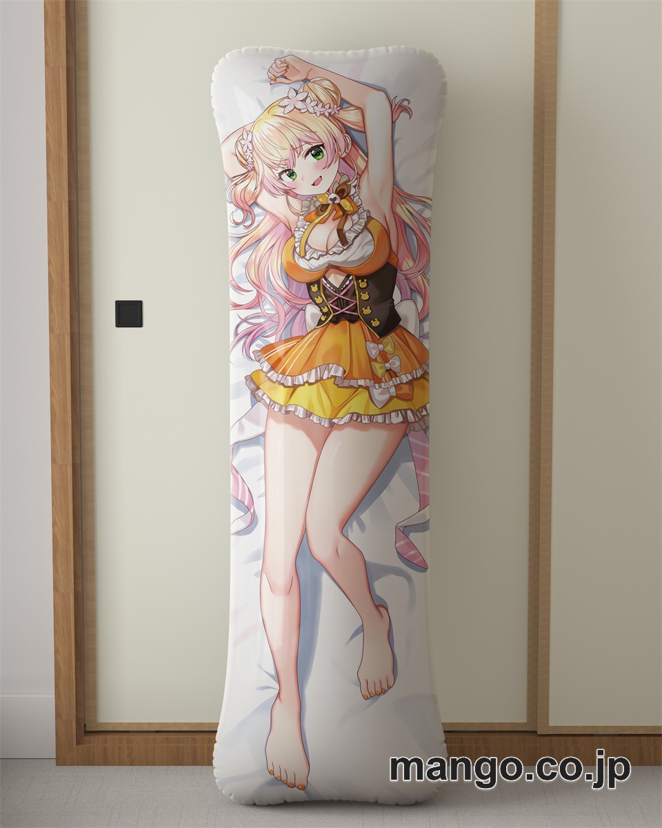 アニメ抱き枕カバー【バーチャルYoutuber】桃鈴ねね大型クッションキャラクターグッズPVC製コレクション用 ビッグサイズ 等身大クッション 立体キャラクターアイテム 2