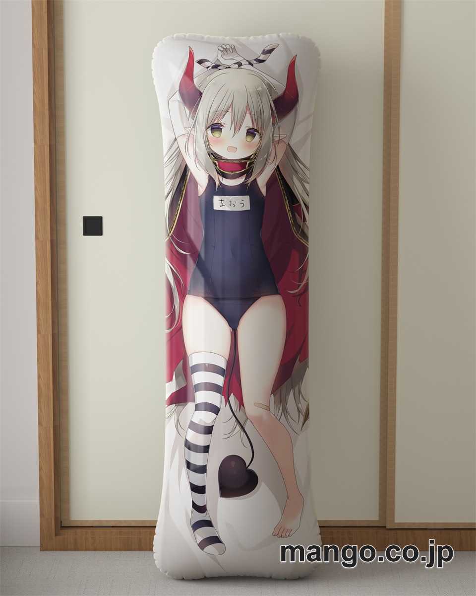 アニメ抱き枕カバー【バーチャルYoutuber】えま★おうがすと大型クッションキャラクターグッズPVC製コレクション用 等身大ビニールクッション 抱き枕 アニメ・キャラグッズ 2