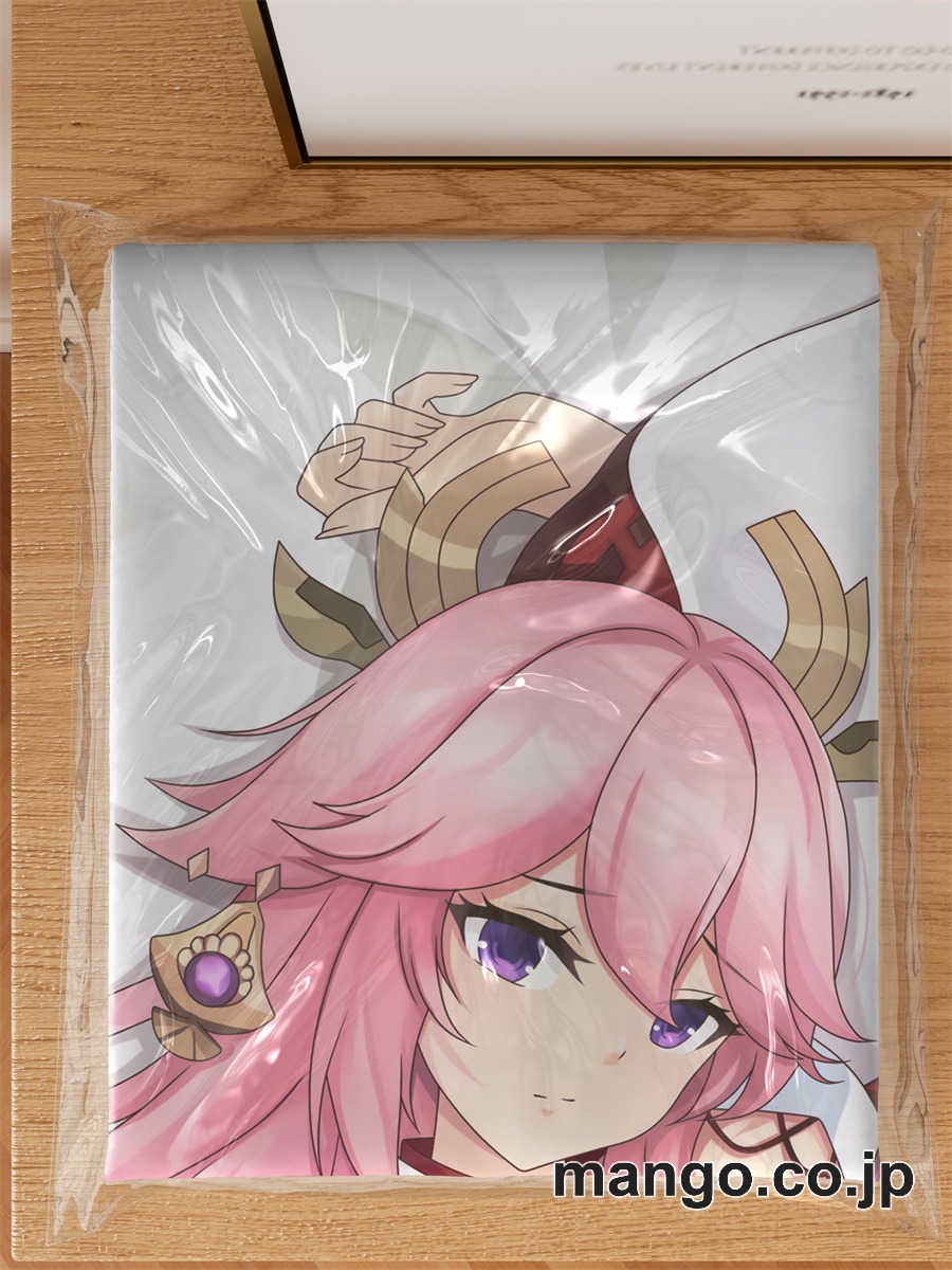 アニメ抱き枕カバー原神八重神子大型クッションキャラクターグッズPVC製コレクション用 等身大ビニールクッション 抱き枕 アニメ・キャラグッズ 3