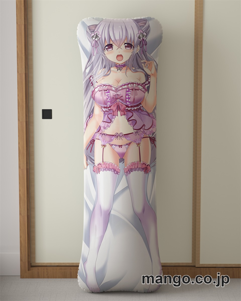 アニメ抱き枕カバー【バーチャルYoutuber】桜桃れのあ大型クッションキャラクターグッズPVC製コレクション用 ビッグサイズ 等身大クッション 立体キャラクターアイテム 2