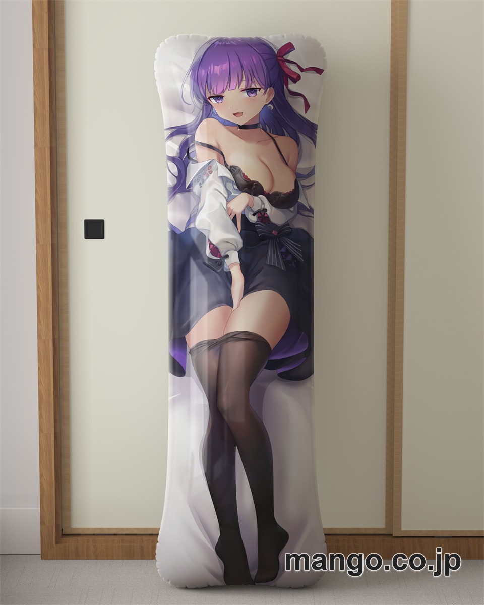 アニメ抱き枕カバー【FateGrandOrder】BB大型クッションキャラクターグッズPVC製コレクション用 等身大 抱き枕 空気ビニール製 キャラクターグッズ 2