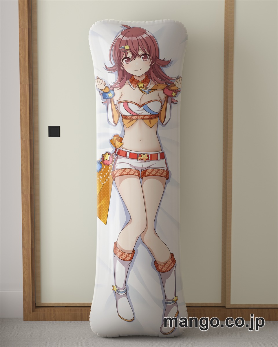 アニメ抱き枕カバー【アイドルマスターシャイニーカラーズ】小宮果穂大型クッションキャラクターグッズPVC製コレクション用 等身大 抱き枕 空気ビニール製 キャラクターグッズ