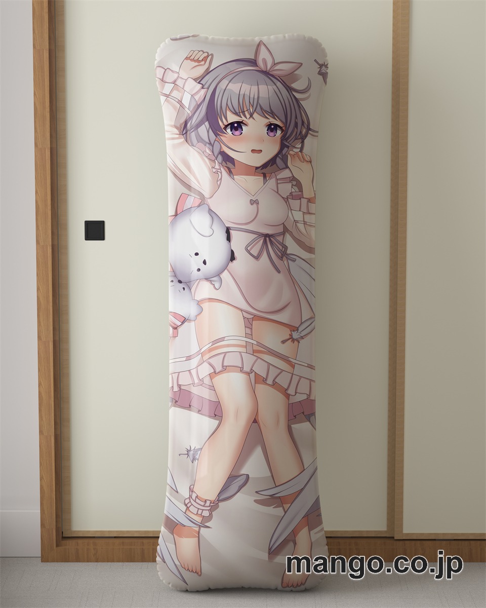 アニメ抱き枕カバー【バーチャルYoutuber】「稀羽すう」大型クッションキャラクターグッズPVC製コレクション用 等身大 抱き枕 空気ビニール製 キャラクターグッズ