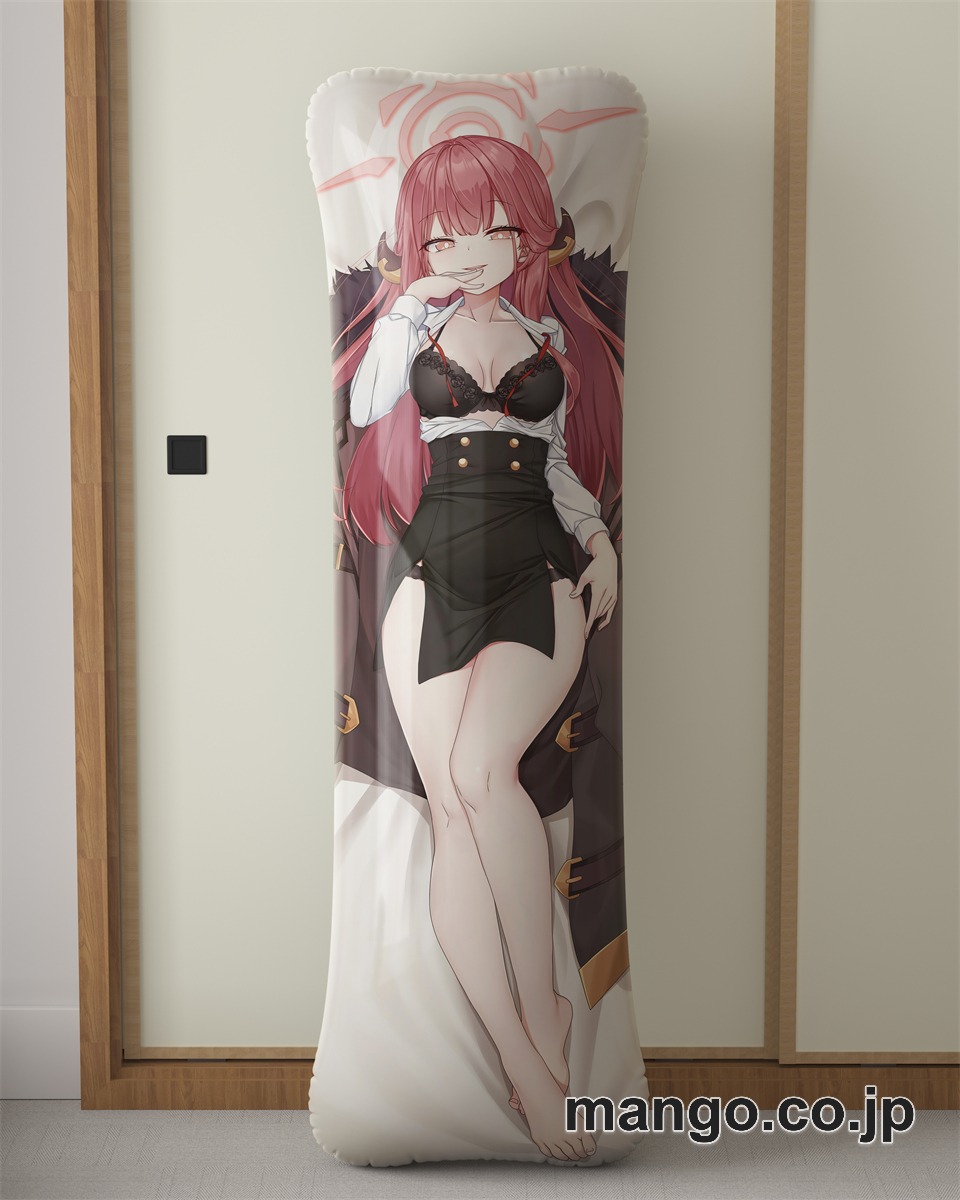 アニメ抱き枕カバー【ブルーアーカイブ】陸八魔アル大型クッションキャラクターグッズPVC製コレクション用 ビッグサイズ 等身大クッション 立体キャラクターアイテム