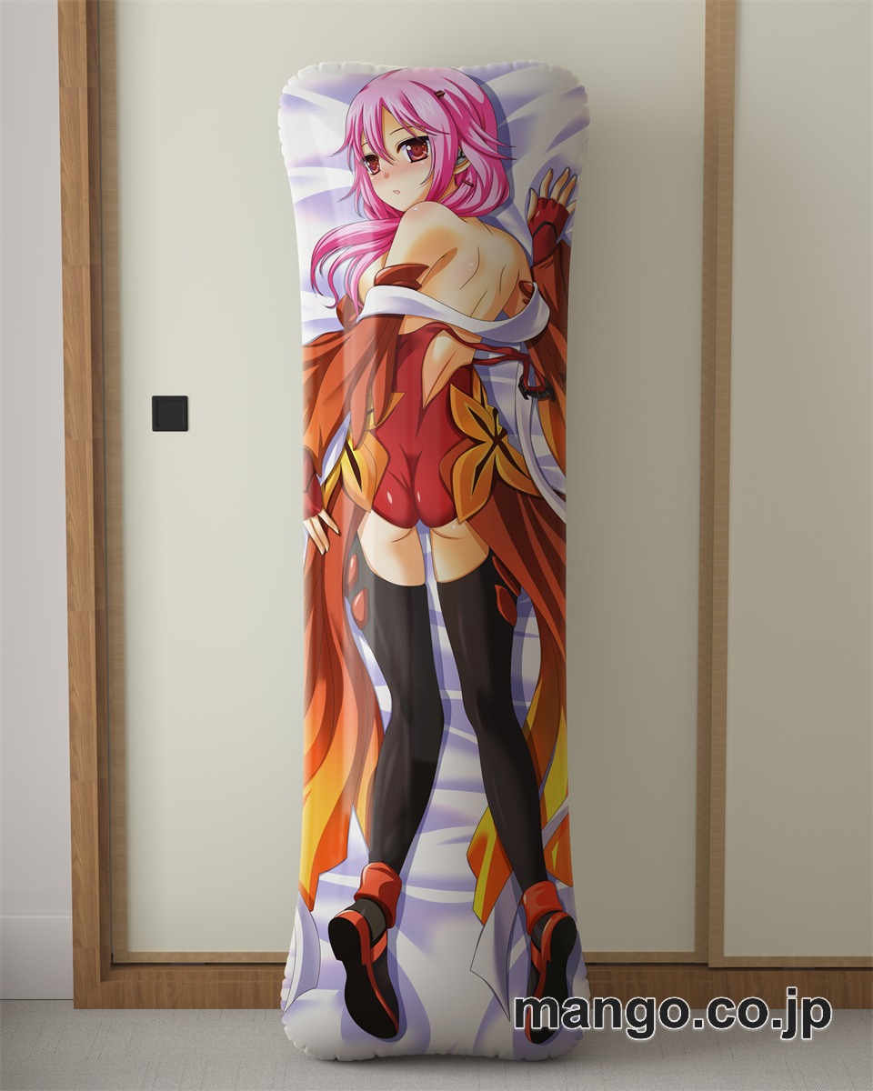 アニメ抱き枕カバー【ギルティクラウン】楪いのり大型クッションキャラクターグッズPVC製コレクション用｜PVC エアクッション 等身大サイズ 立体ディスプレイ 2