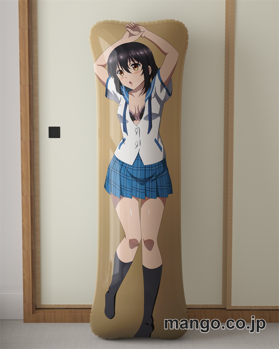 アニメ抱き枕カバー【ストライクザブラッド】姫柊雪菜大型クッションキャラクターグッズPVC製コレクション用 ビッグサイズ 等身大クッション 立体キャラクターアイテム