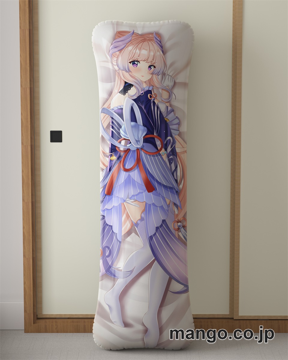 アニメ抱き枕カバー【原神】珊瑚宮心海大型クッションキャラクターグッズPVC製コレクション用 ビッグサイズ 等身大クッション 立体キャラクターアイテム 2