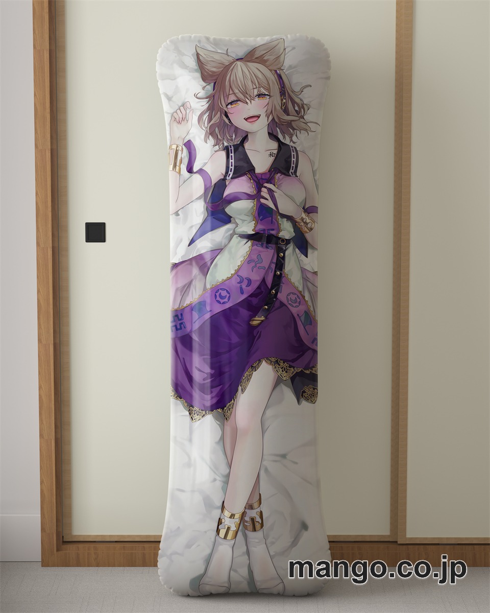 アニメ抱き枕カバー【東方Project】豊聡耳神子大型クッションキャラクターグッズPVC製コレクション用｜PVC エアクッション 等身大サイズ 立体ディスプレイ