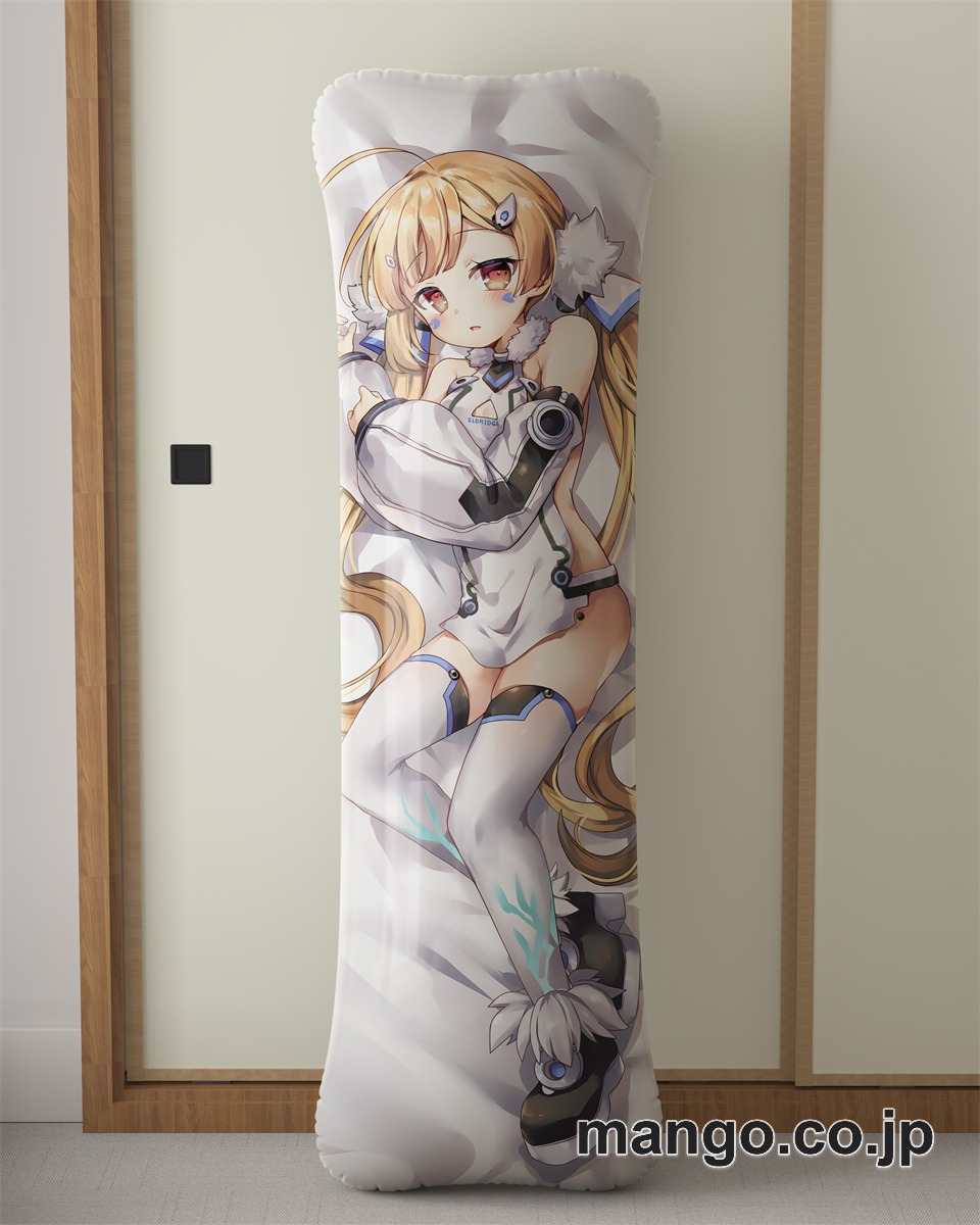 アニメ抱き枕カバー【アズールレーン】エルドリッジ大型クッションキャラクターグッズPVC製コレクション用｜空気ビニール製 等身大抱き枕 コレクション向けグッズ