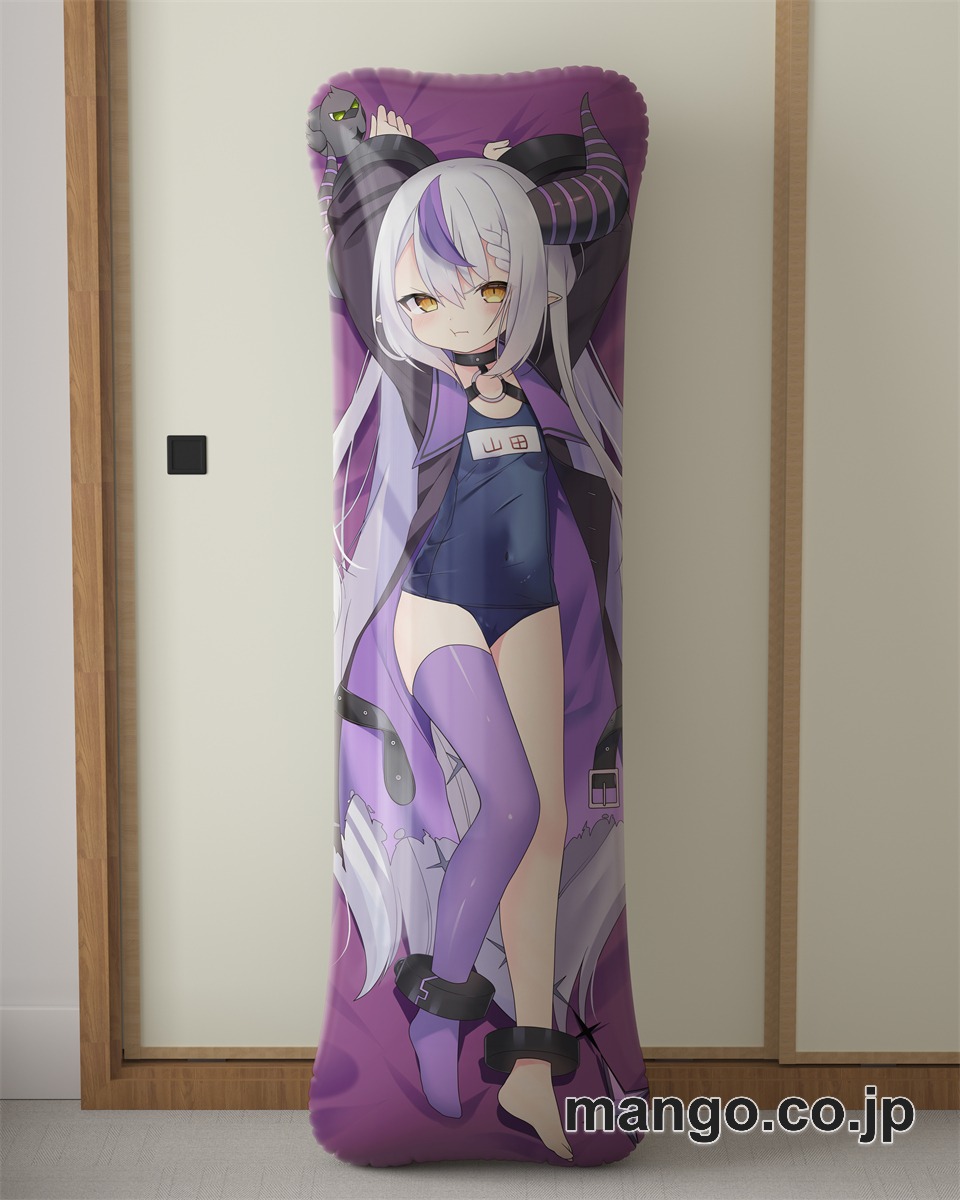 アニメ抱き枕カバー【バーチャルYoutuber】ラプラス大型クッションキャラクターグッズPVC製コレクション用｜PVC エアクッション 等身大サイズ 立体ディスプレイ
