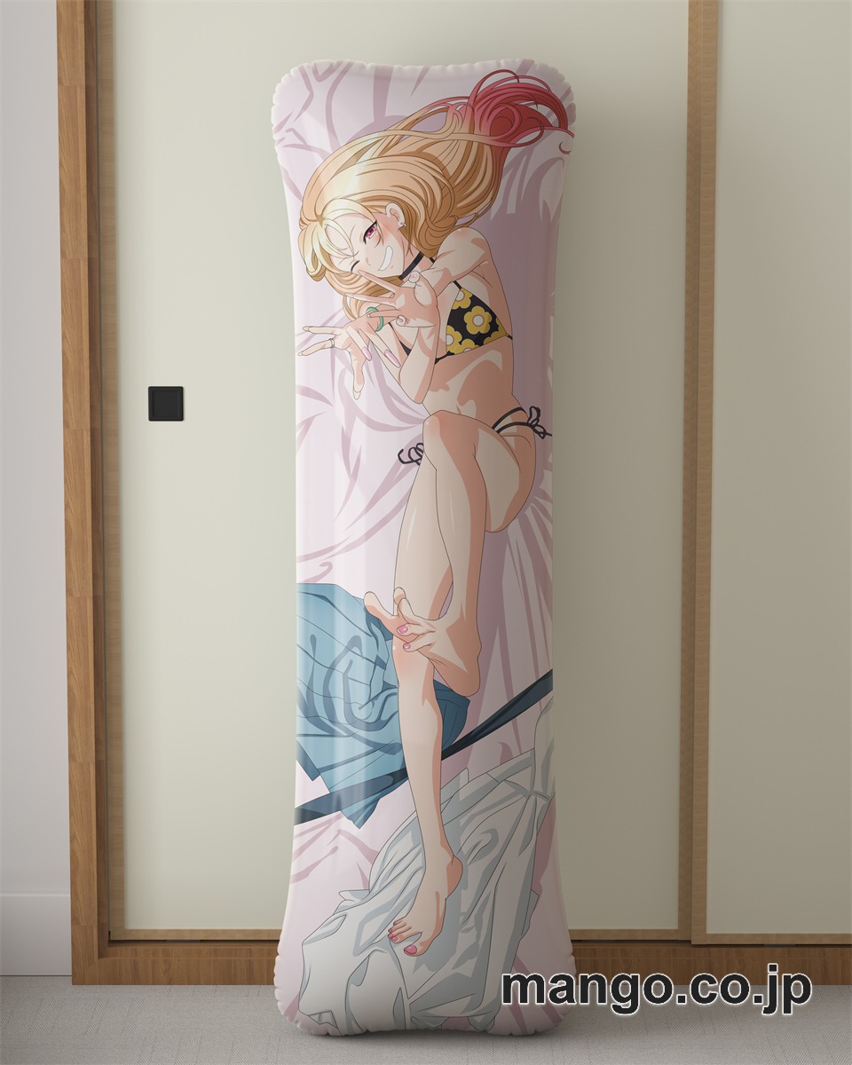 アニメ抱き枕カバーその着せ替え人形は恋をする】喜多川海夢大型クッションキャラクターグッズPVC製コレクション用｜空気ビニール製 等身大抱き枕 コレクション向けグッズ