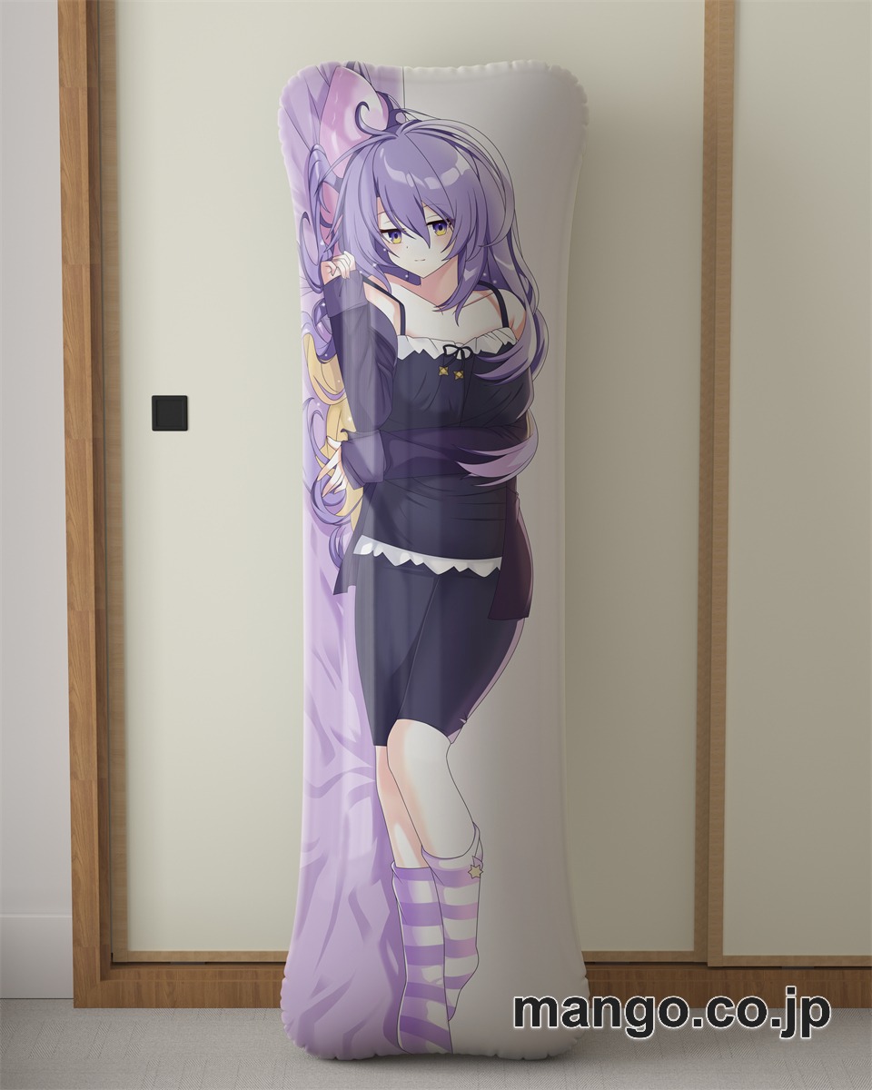 アニメ抱き枕カバー【バーチャルYoutuber】ムーナホシノヴァ大型クッションキャラクターグッズPVC製コレクション用 ビッグサイズ 等身大クッション 立体キャラクターアイテム 2