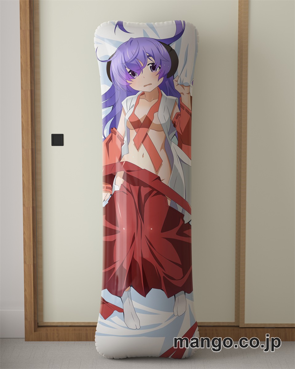 アニメ抱き枕カバー【ひぐらしのなく頃に】羽生巫女服Ver大型クッションキャラクターグッズPVC製コレクション用 等身大 抱き枕 空気ビニール製 キャラクターグッズ