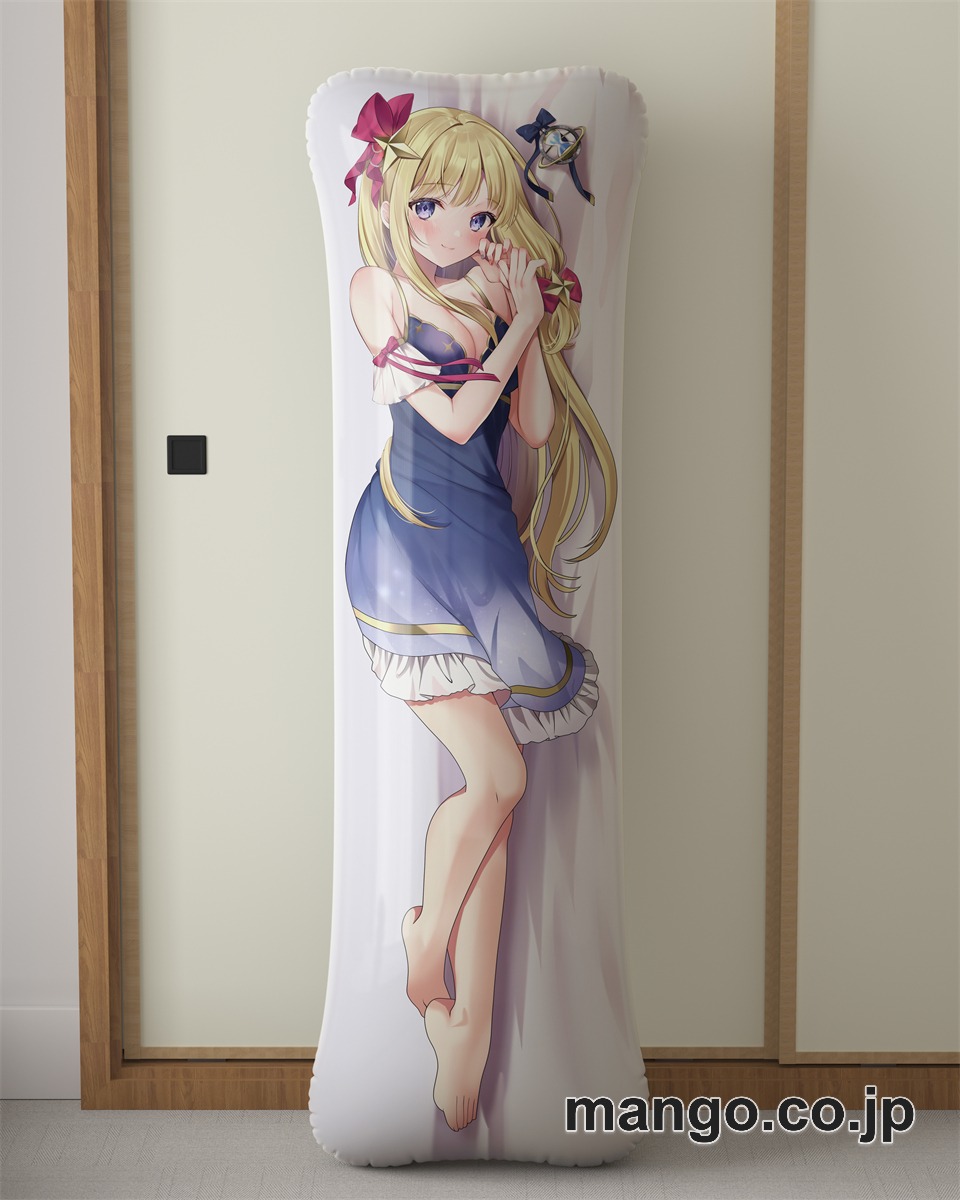 アニメ抱き枕カバー【バーチャルYoutuber】星乃すな大型クッションキャラクターグッズPVC製コレクション用｜PVC エアクッション 等身大サイズ 立体ディスプレイ 2