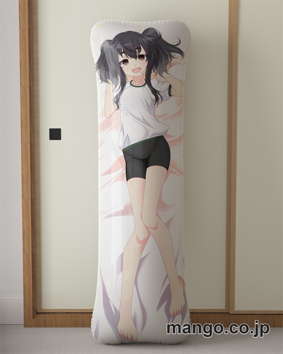 アニメ抱き枕カバー【艦隊これくしょん】「天津風&時津風」～スパッツ体操服モード大型クッションキャラクターグッズPVC製コレクション用｜等身大エアクッション ビッグサイズ PVC製 アニメグッズ 2