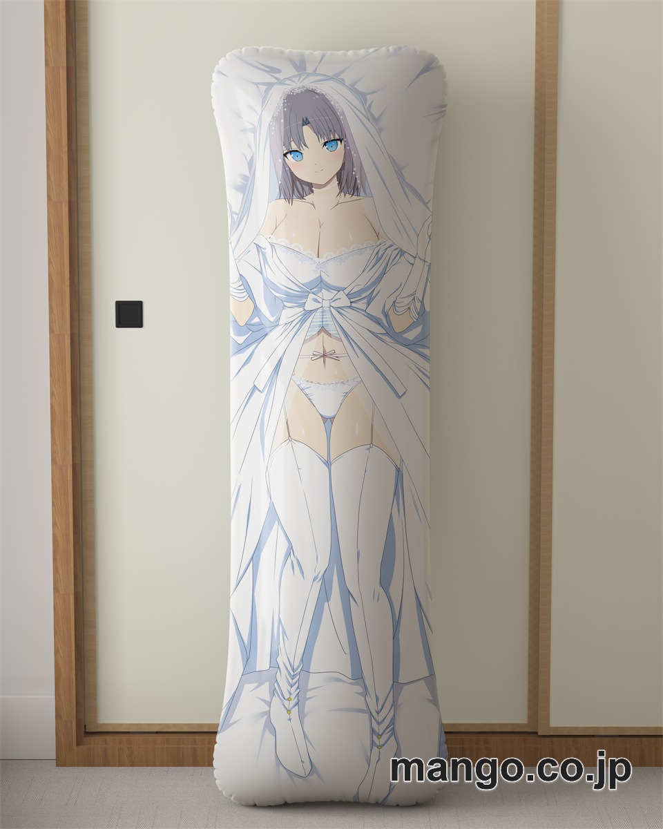 アニメ抱き枕カバー【閃乱カグラ】 雪泉ウェディングver大型クッションキャラクターグッズPVC製コレクション用｜空気ビニール製 等身大抱き枕 コレクション向けグッズ