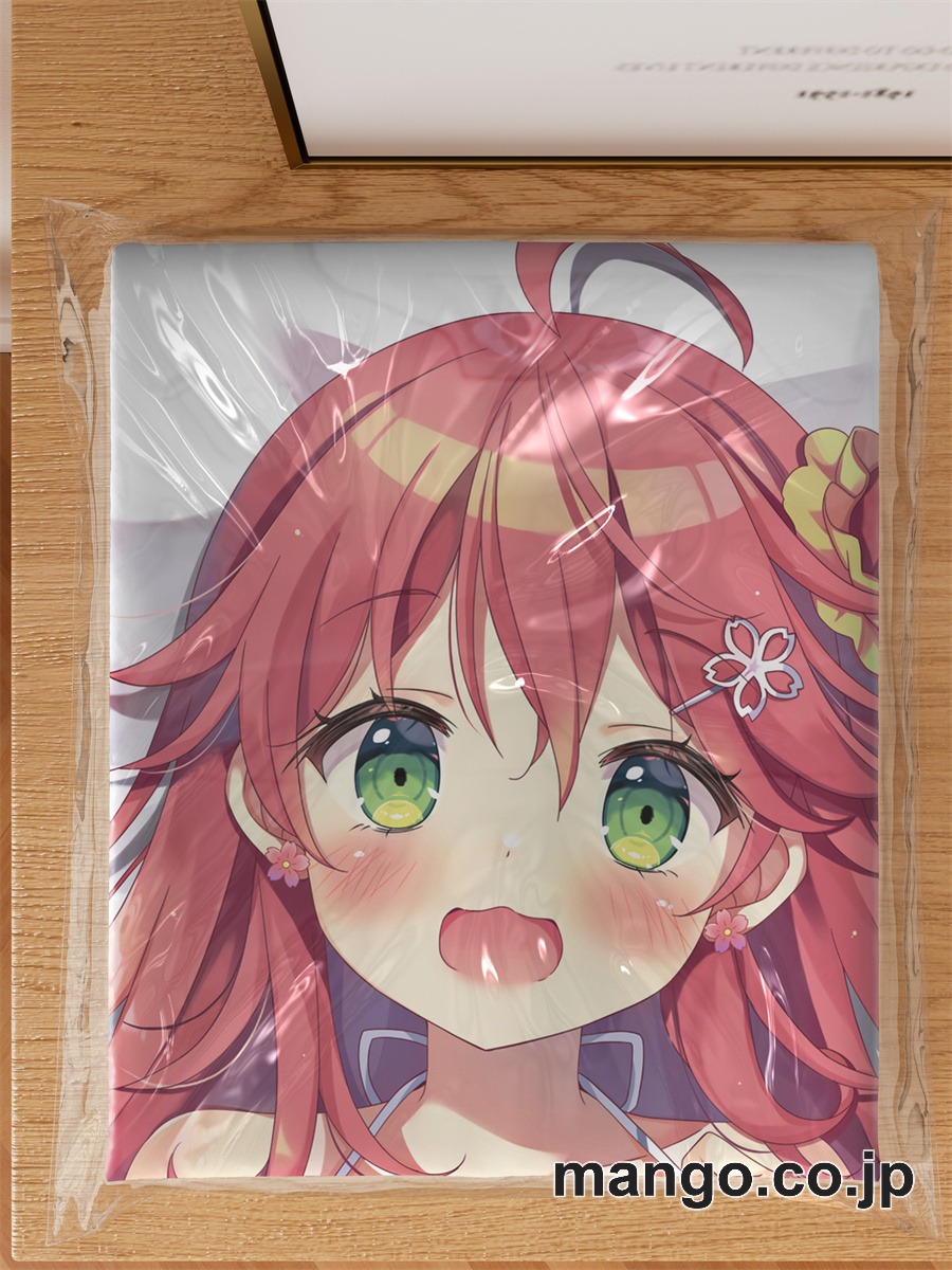アニメ抱き枕カバー【バーチャルYoutuber】さくらみこ大型クッションキャラクターグッズPVC製コレクション用｜等身大エアクッション ビッグサイズ PVC製 アニメグッズ 3