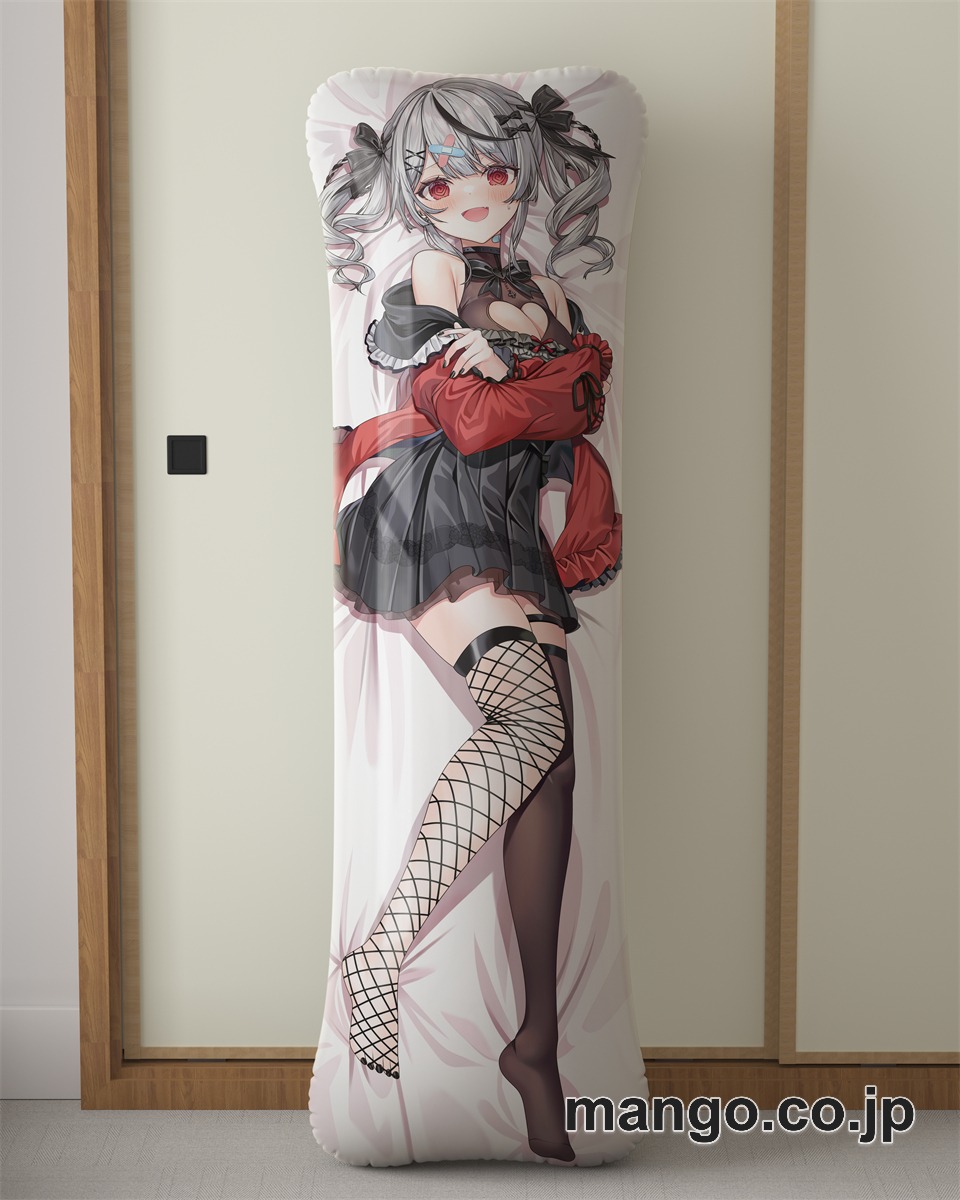アニメ抱き枕カバー[バーチャルYouTuber]沙花叉クロヱ大型クッションキャラクターグッズPVC製コレクション用｜等身大エアクッション ビッグサイズ PVC製 アニメグッズ